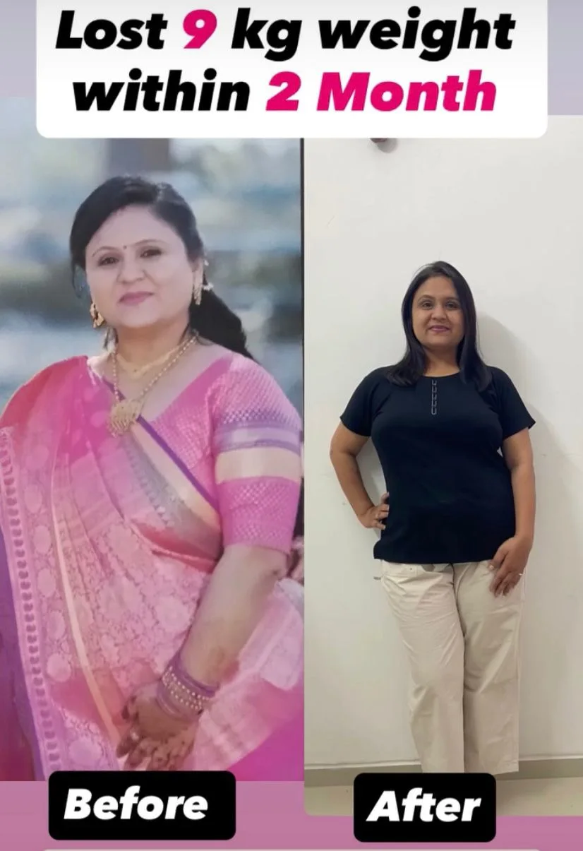 9 kg Reduction — 2 months